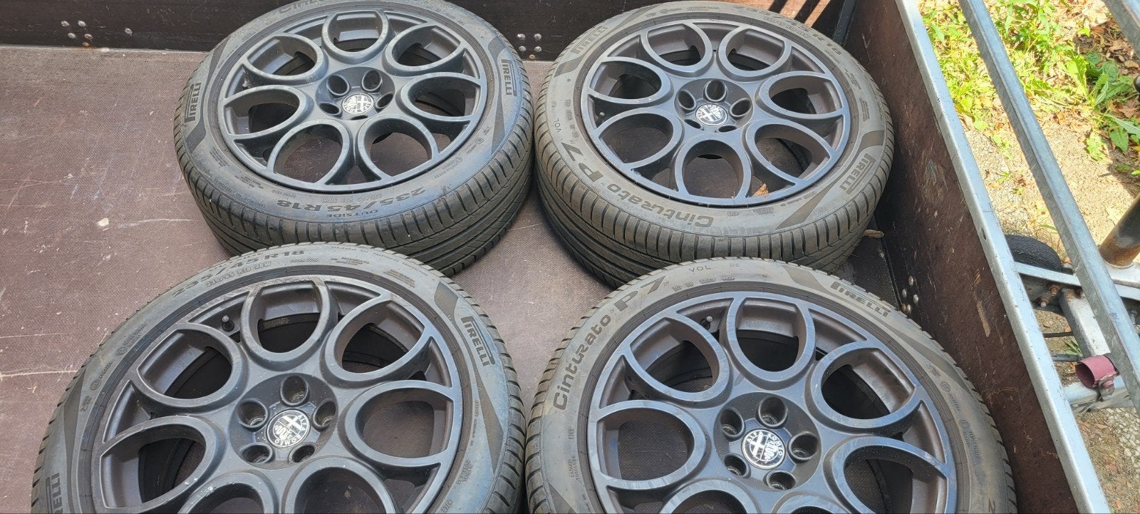 alfa romeo velgen, Auto-onderdelen, Banden en Velgen, Ophalen, 18 inch, Banden en Velgen, 235 mm