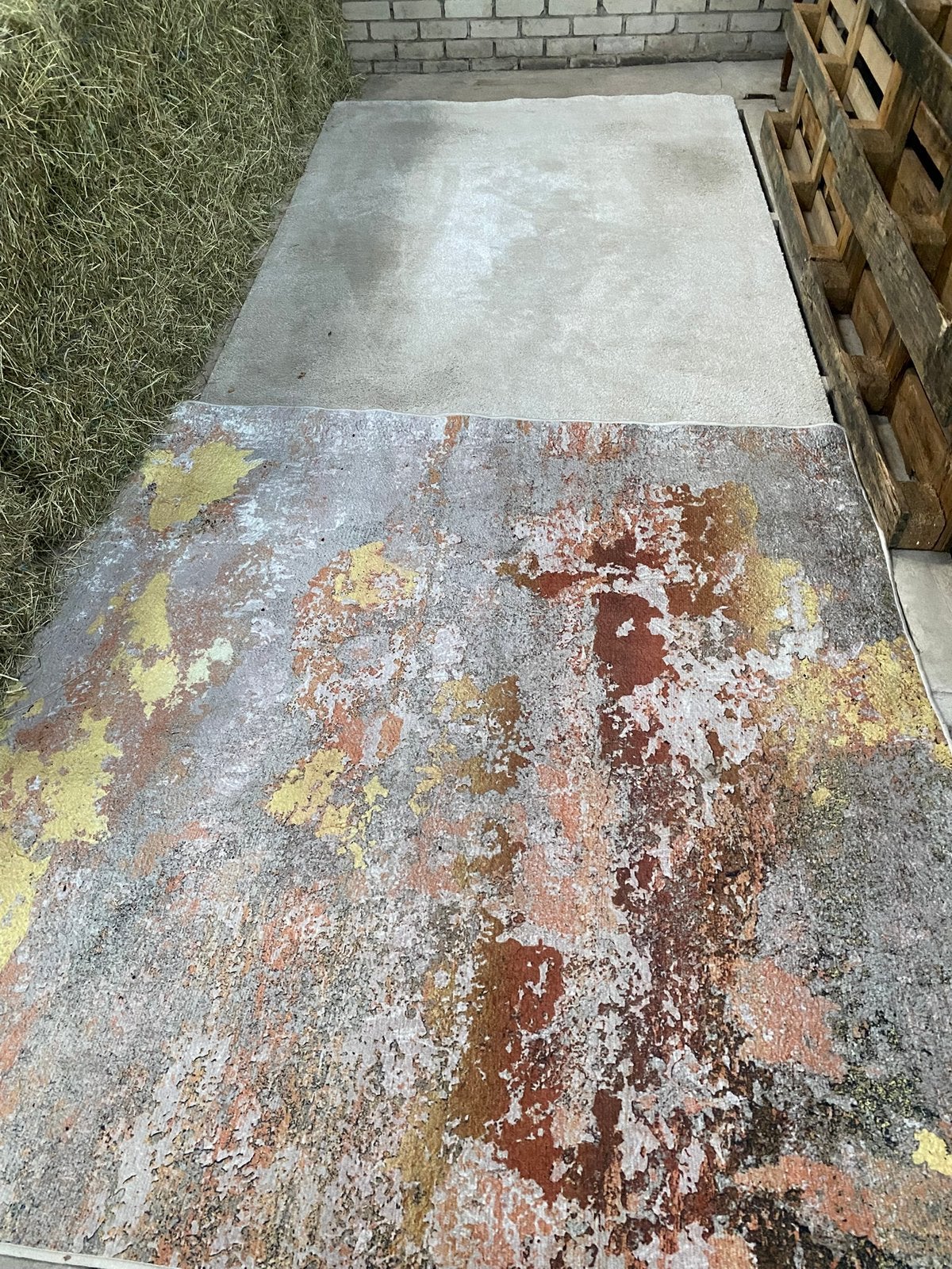 Vierkant vloerkleed, Ophalen, Zo goed als nieuw, Vierkant, 50 tot 100 cm
