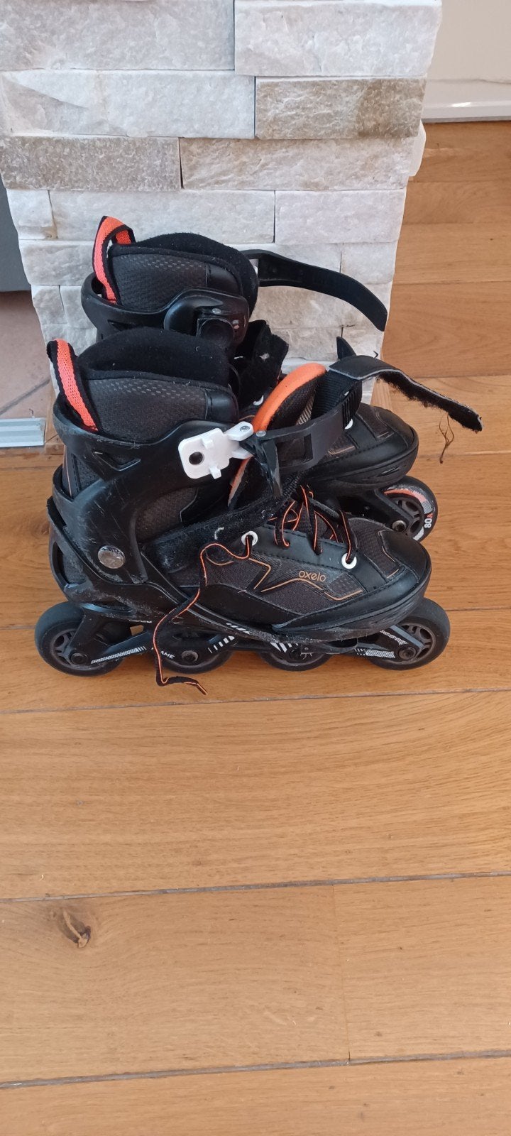 Oxelo Rolschaatsen ABEC-3 Verstelbaar Maat 32-35, Ophalen, Verstelbaar, Gebruikt, Kinderen