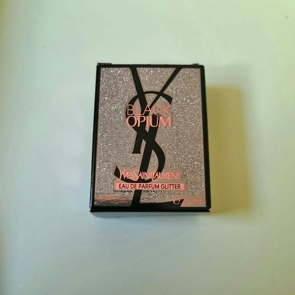 Yves Saint Laurent Black opium glitter eau parfum miniatuur, Ophalen of Verzenden, Nieuw