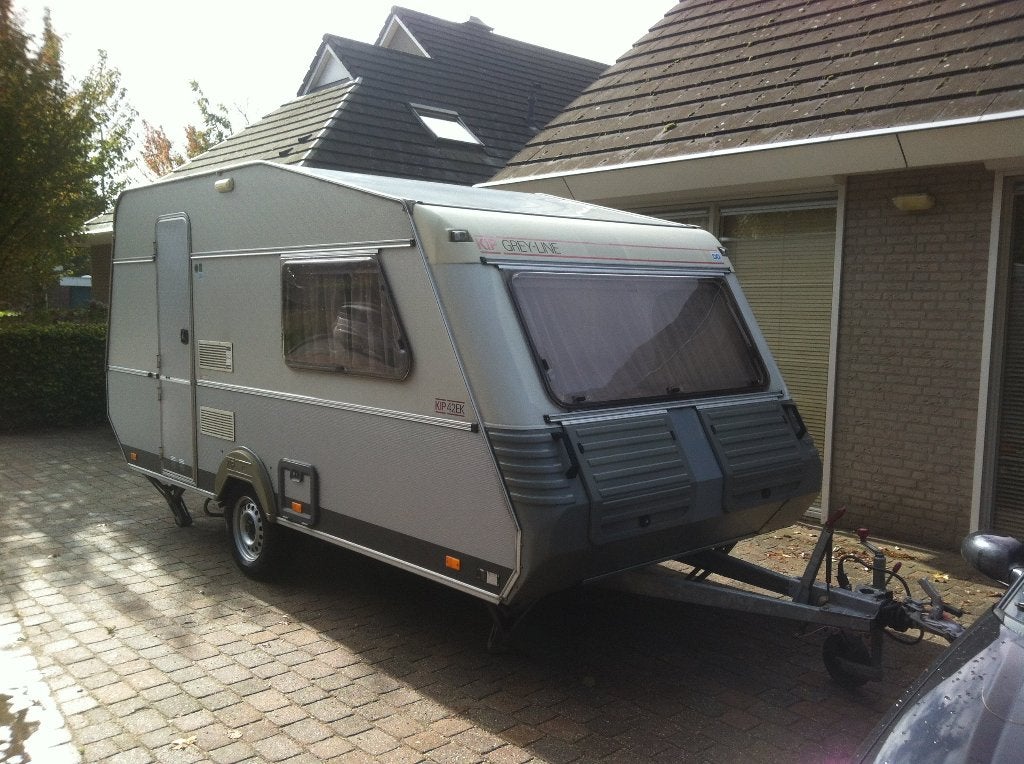 KIP GREY-LINE 42 EK caravan, Rondzit, Kip, Tot en met 2, 750 - 1000 kg