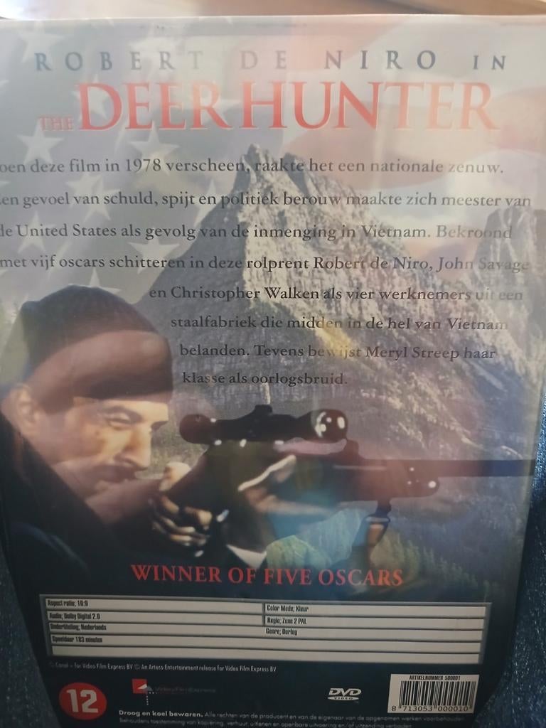 Div.oorlogThe Deer Hunter DVD - Robert De Niro, Meryl Streep, Vanaf 12 jaar, Ophalen of Verzenden, Gebruikt, Drama