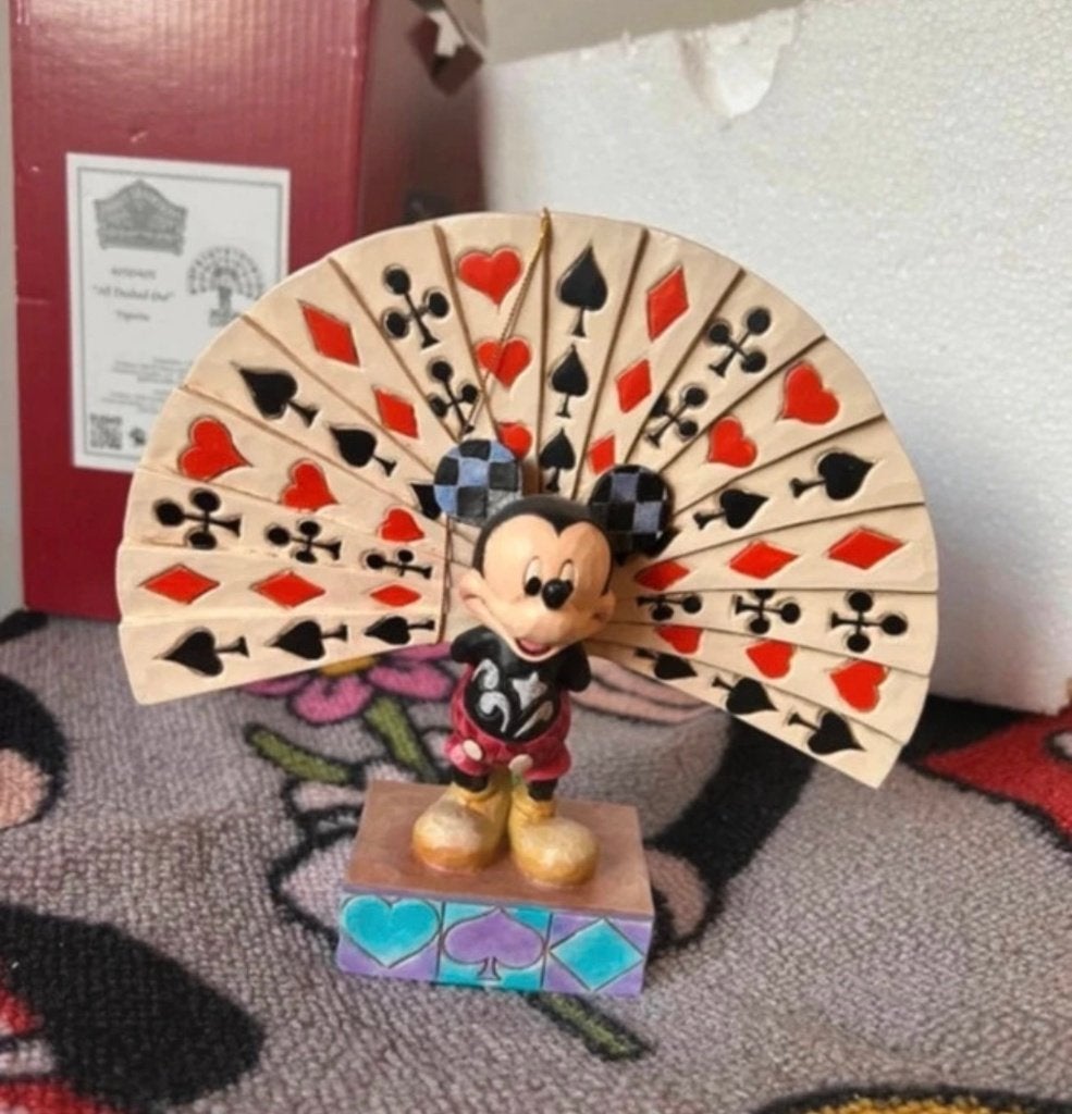 Disney traditions Mickey Mouse “All decked out”, Ophalen of Verzenden, Beeldje of Figuurtje
