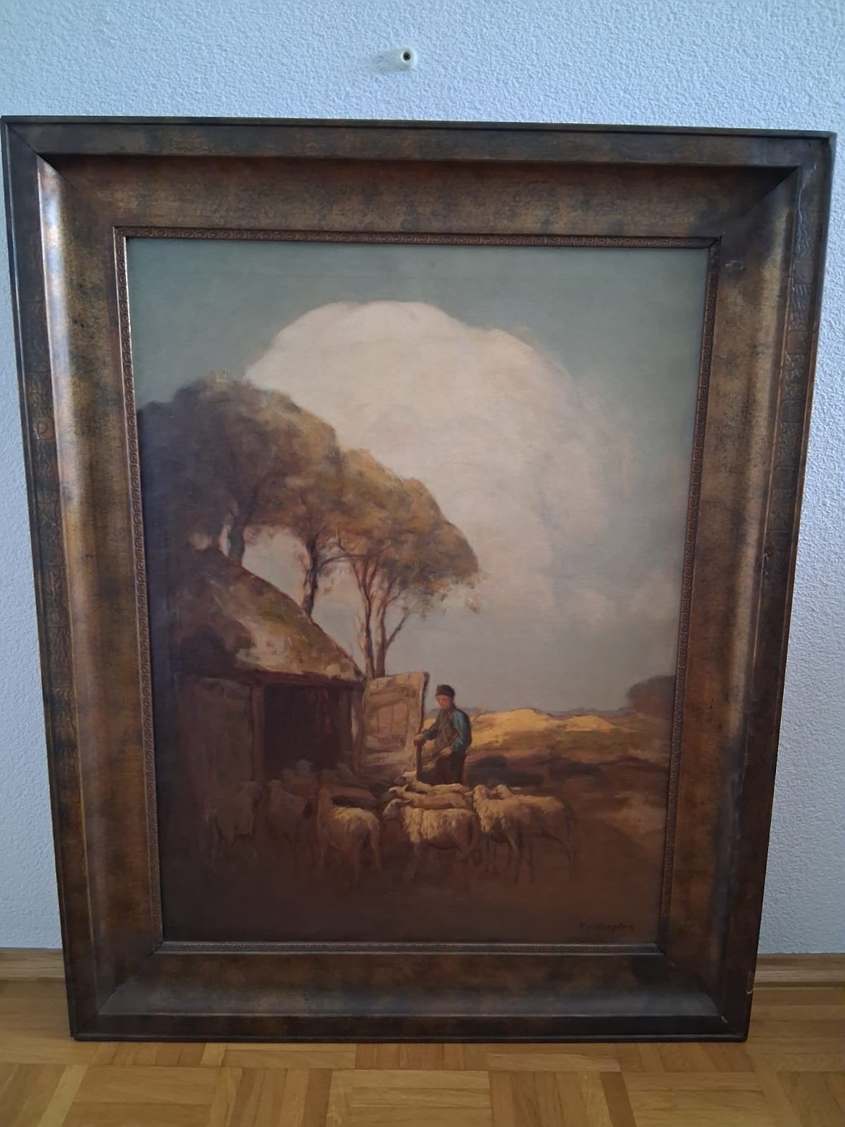schilderij olieverf op doek van Fedor van Kregten, Ophalen