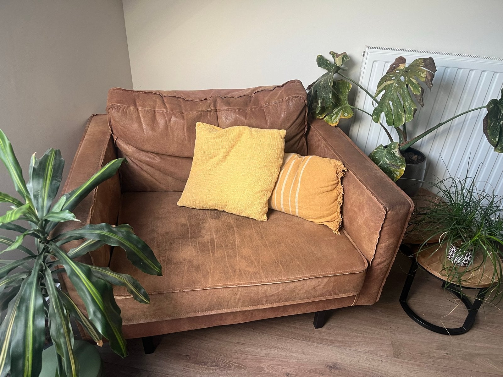Rodeo BePureHome Loveseat Cognac, Ophalen, Gebruikt, 150 tot 200 cm, Tweepersoons