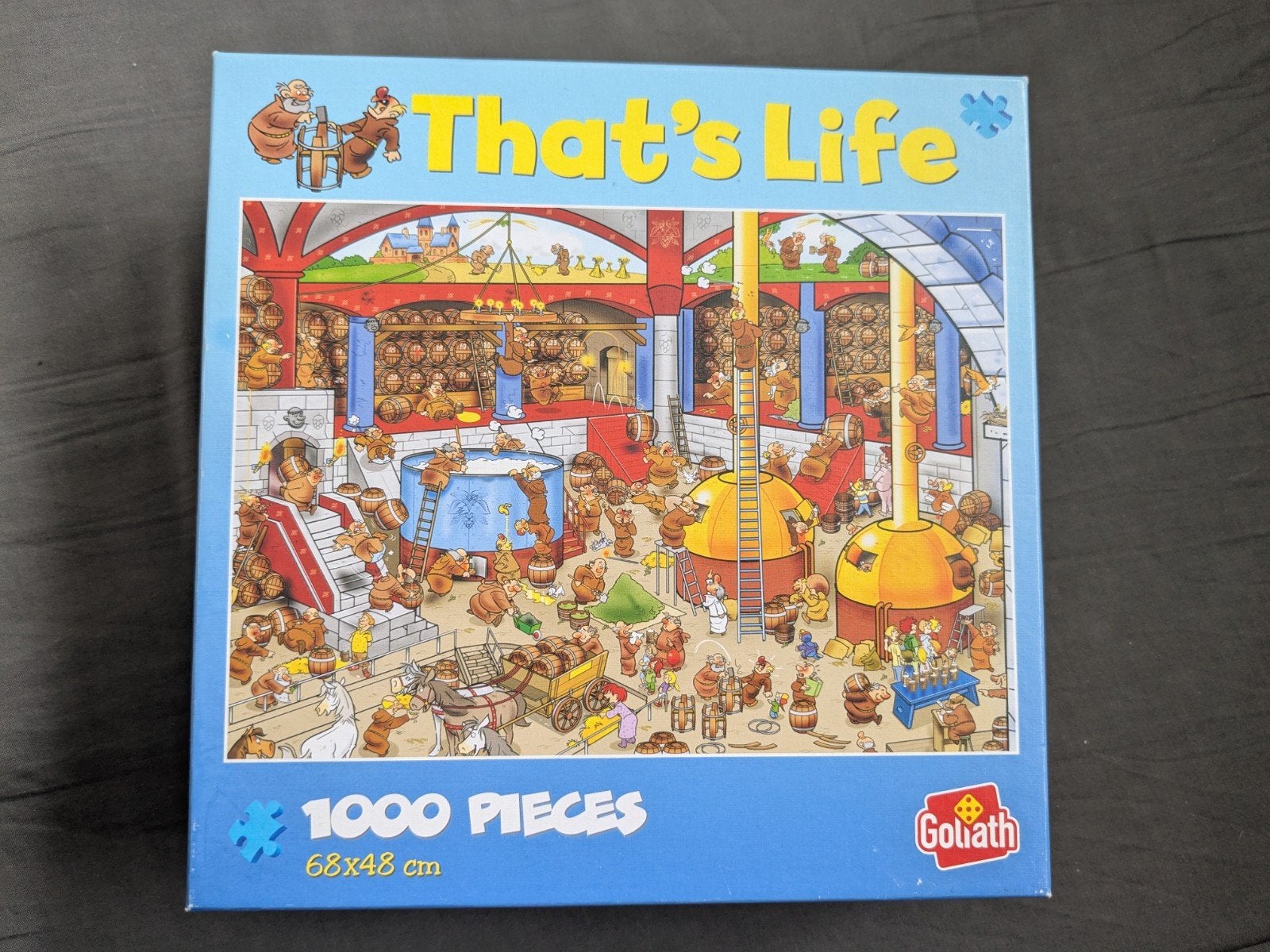 puzzel thats life, Hobby en Vrije tijd, Ophalen of Verzenden, 500 t/m 1500 stukjes, Zo goed als nieuw, Legpuzzel