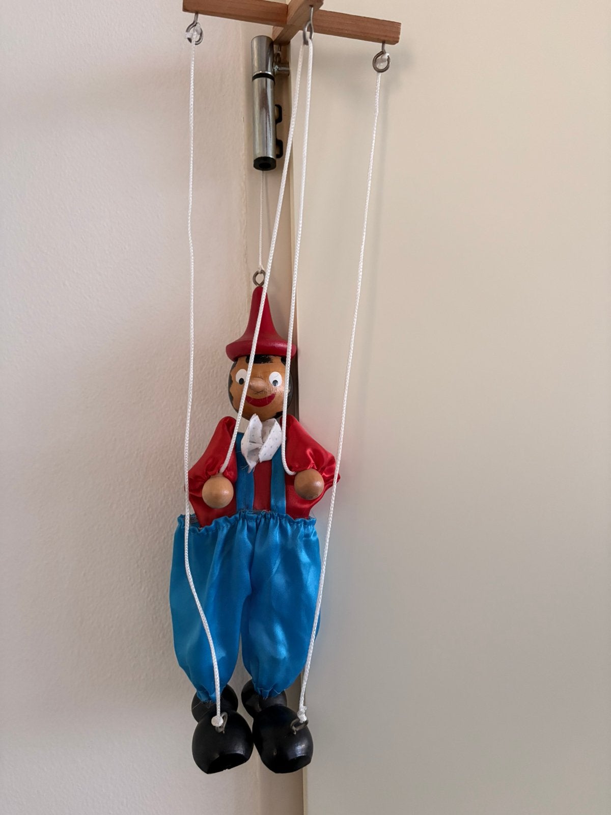 marionet poppetje Pinokkio vintage, Antiek en Kunst, Ophalen of Verzenden