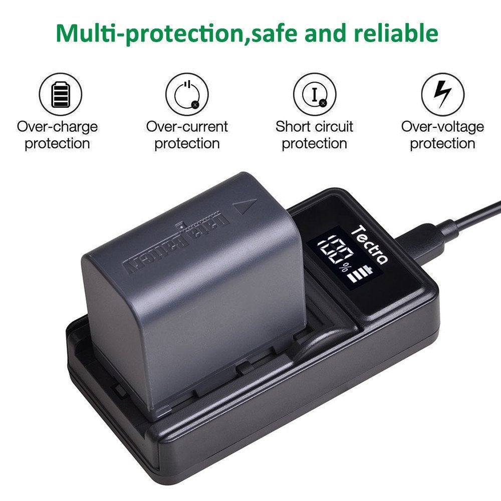 2x BN-VF823U Batterijen met USB Oplader voor JVC Camera's, Audio, Tv en Foto, Accu's en Batterijen, Ophalen of Verzenden, Nieuw