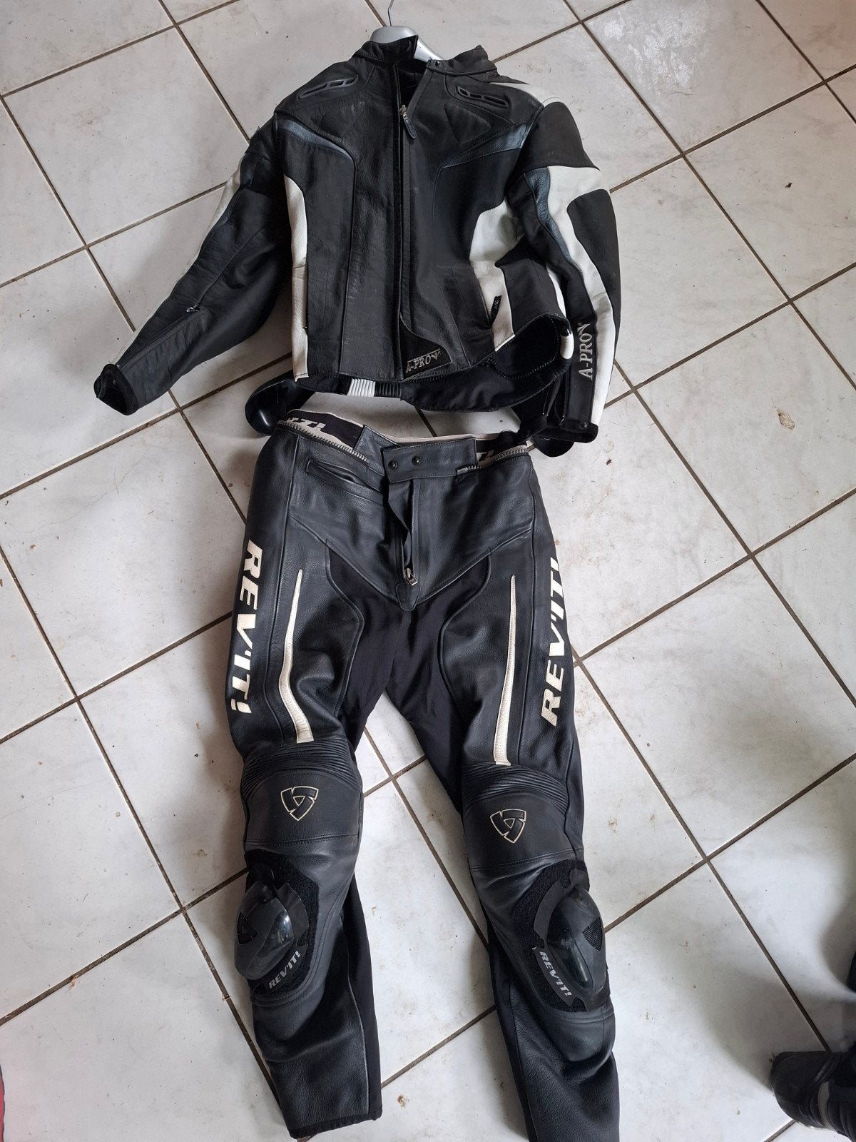 schitterend stevig dames motorpak maat s, Motoren, Ophalen, Tweedehands, Dames