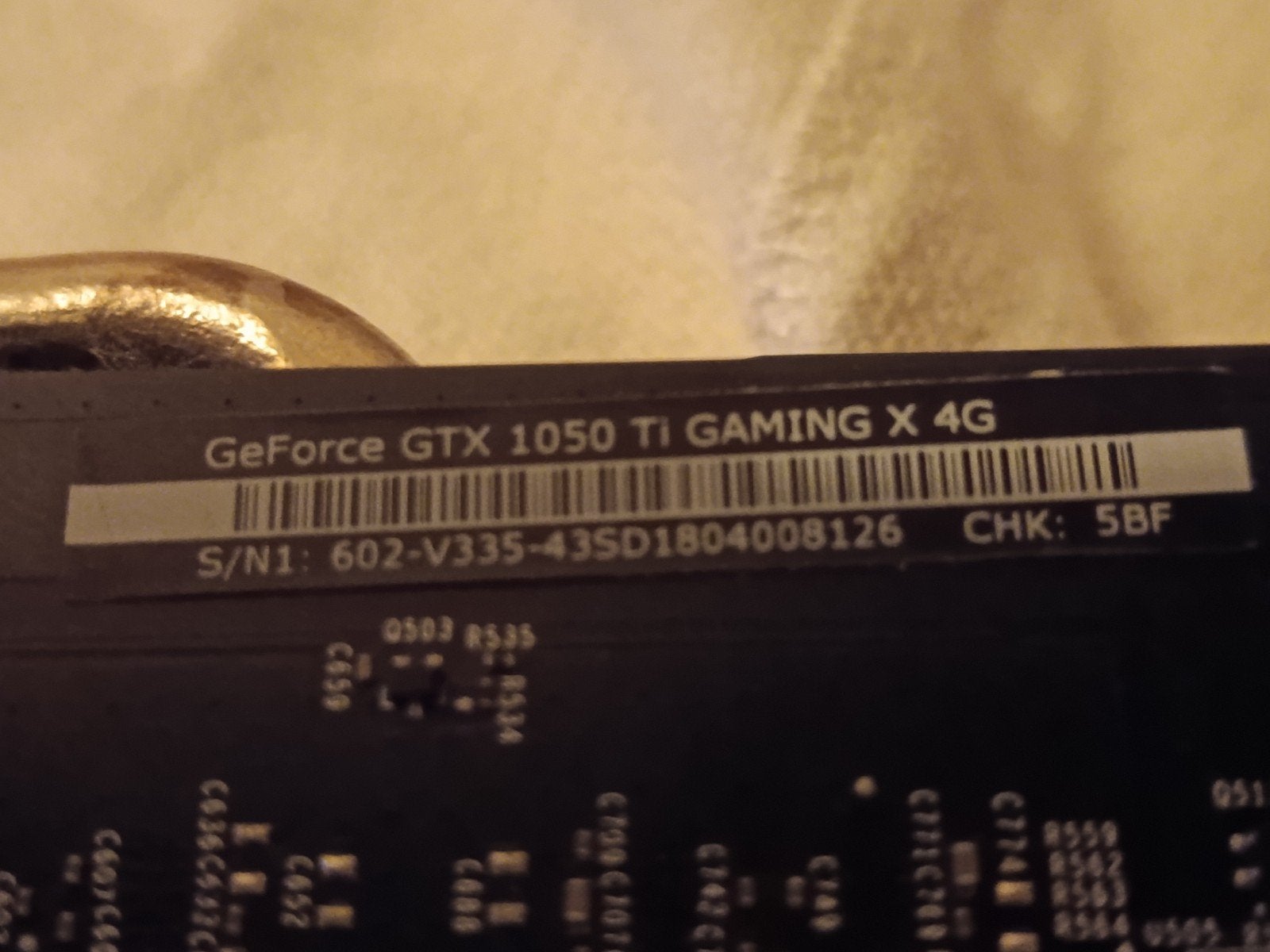 MSI GeForce GTX 1050 Ti Gaming X 4GB - Nieuwe Koelpasta, Computers en Software, PCI-Express 3, Gebruikt, HDMI, Ophalen of Verzenden