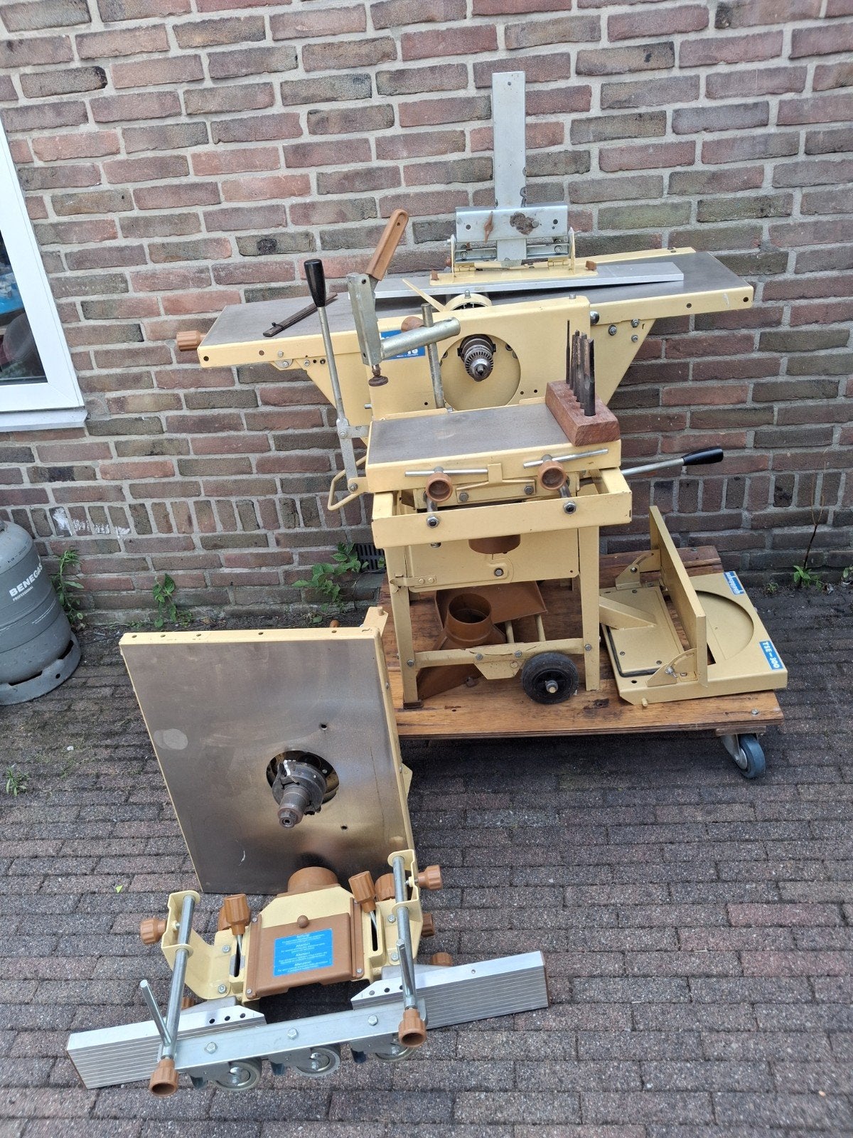nette Scheppach combimachine 5 in 1, Ophalen, Zo goed als nieuw, Elektrisch