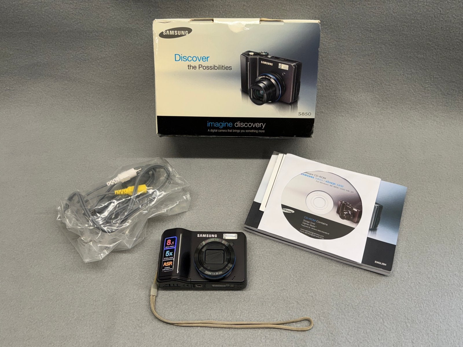 Samsung S850 Digitale Compactcamera, Audio, Tv en Foto, Ingebouwde flitser, Ophalen of Verzenden, Compactcamera, 4 t/m 7 keer
