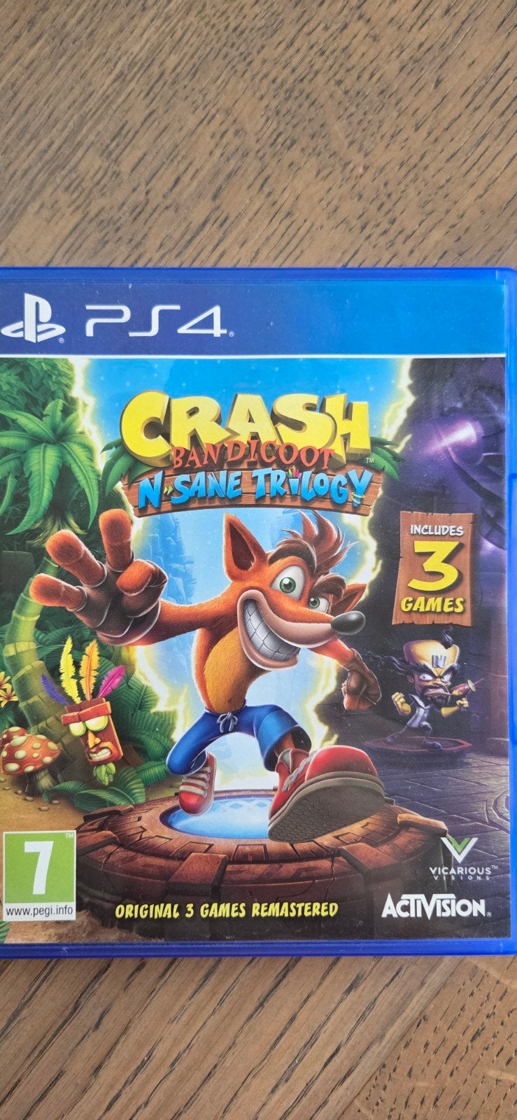 Crash Bandicoot N. Sane Trilogy PS4 - Zo goed als nieuw, Spelcomputers en Games, Games | Sony PlayStation 4, 1 speler, Ophalen of Verzenden