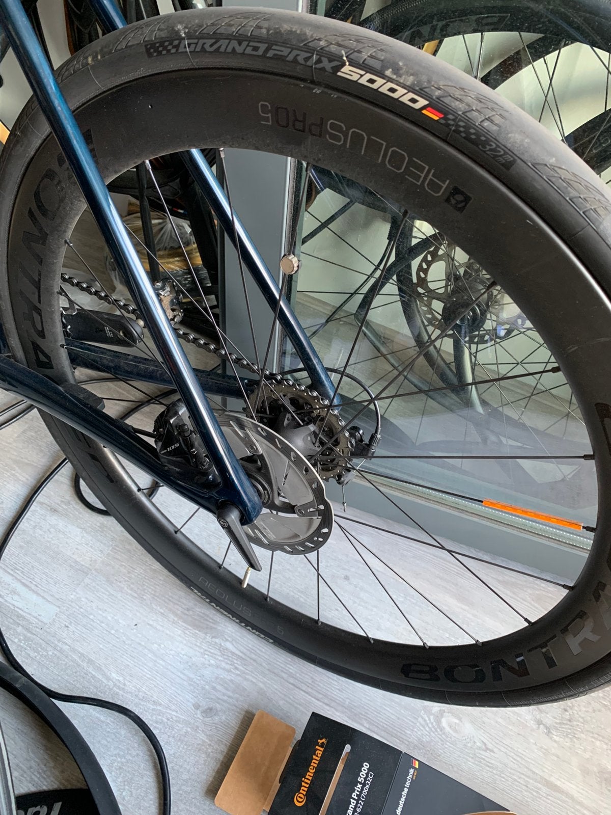 Bontrager Aeolus Pro 5 TLR Disc racewielen/set, Wiel, Gebruikt, Ophalen of Verzenden, Bontrager