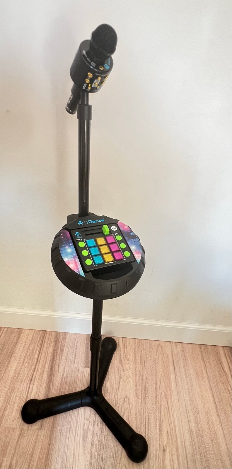 iDance Stage DJ Karaoke Set met Microfoon en Geluidspads, Ophalen of Verzenden, Nieuw, Complete set
