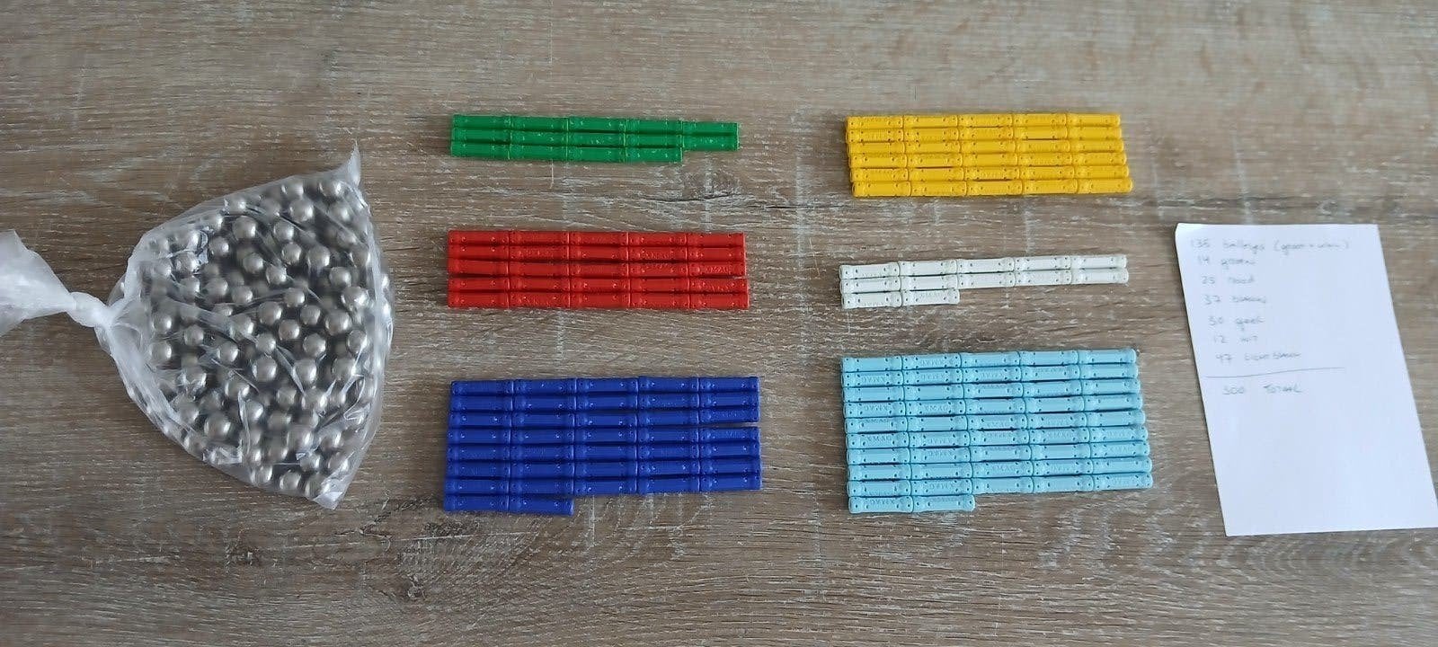 300 delig XMAG set Magnetisch speelgoed staafjes balletjes, Ophalen of Verzenden, Gebruikt, Bouwen