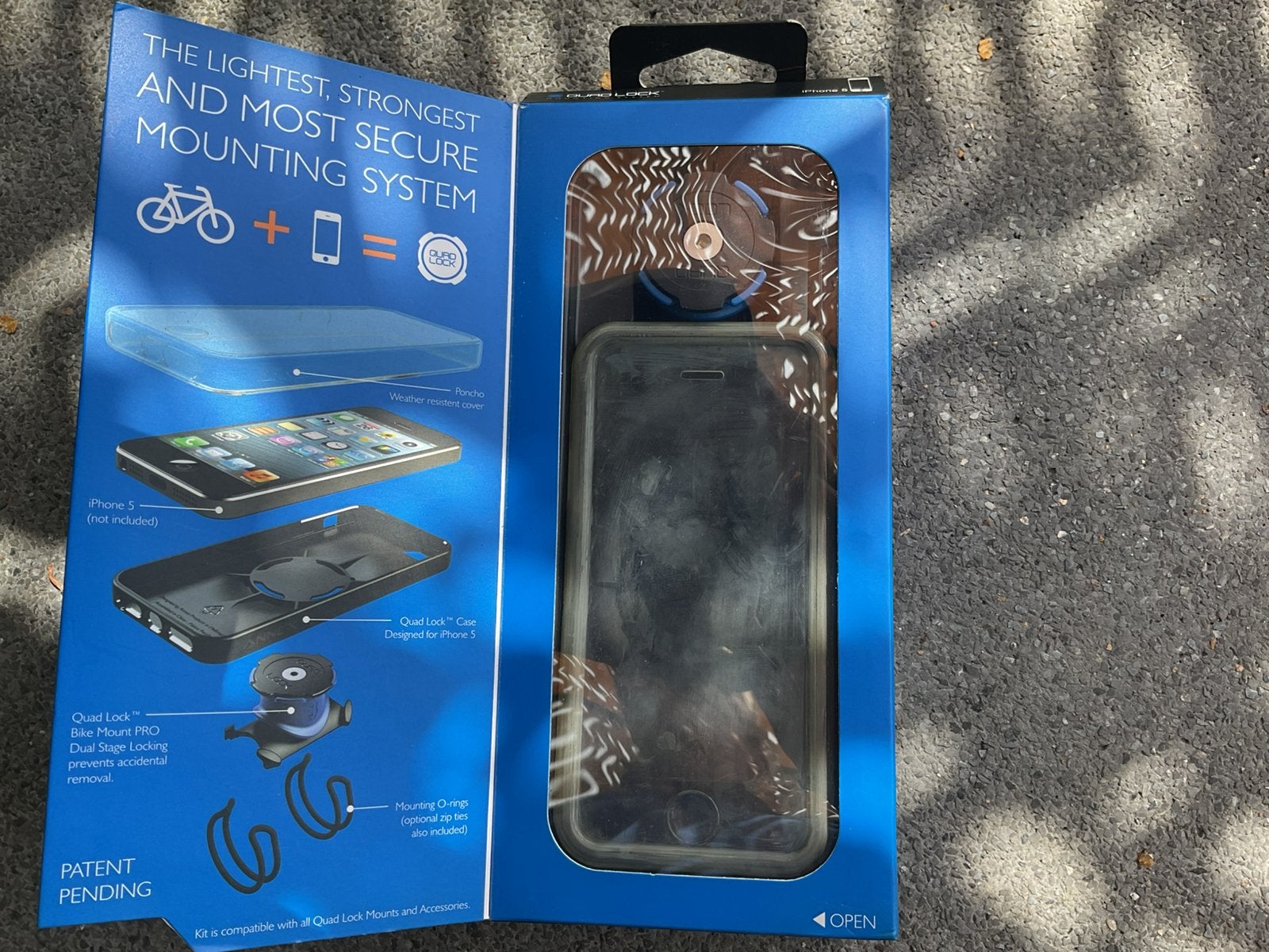 Quad Lock Telefoonhouder iPhone 5 voor op de fiets, Ophalen of Verzenden, Nieuw