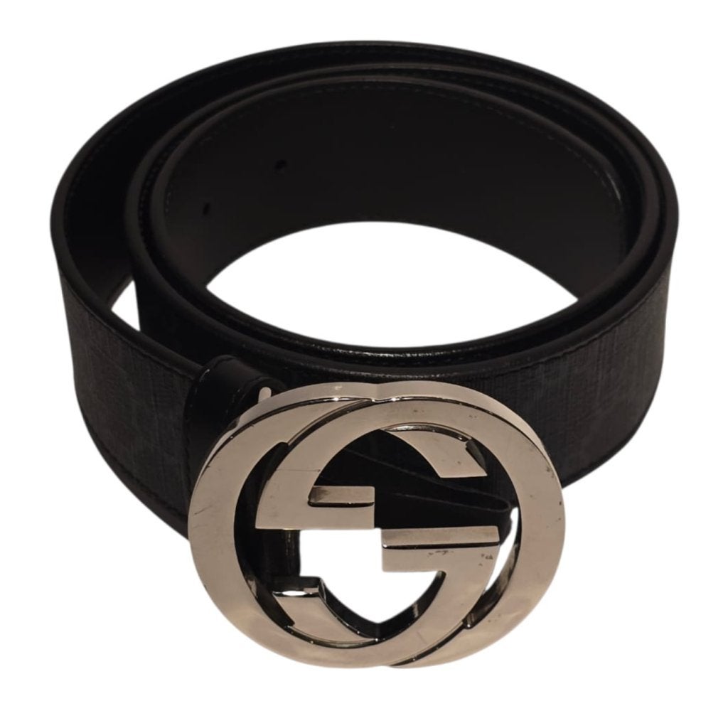 Gucci 411924 Belt with Interlocking G buckle 85/34, Gucci, Gebruikt, Support@gucci.com, 30 Avenue Montaigne
75008 Paris