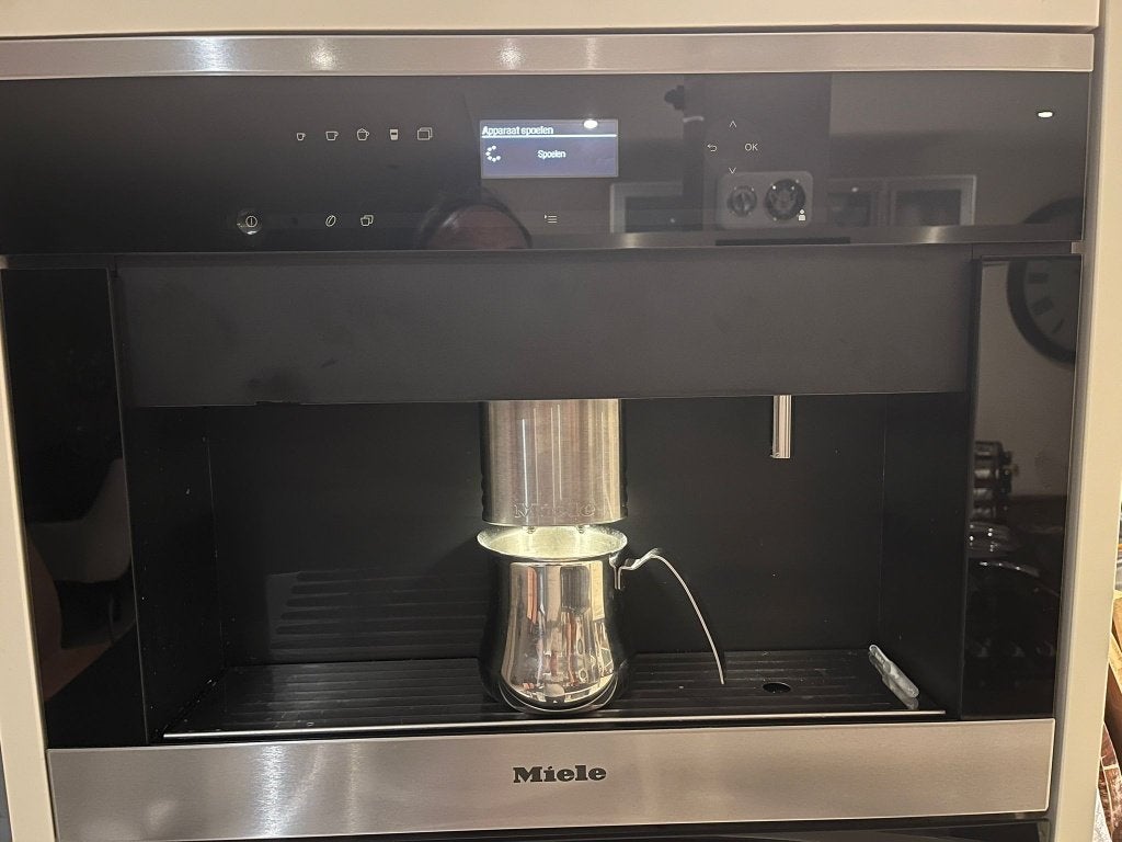 inbouw Miele koffie machine, Witgoed en Apparatuur, Koffiezetapparaten, Ophalen, Gebruikt, Koffiemachine, Koffiebonen