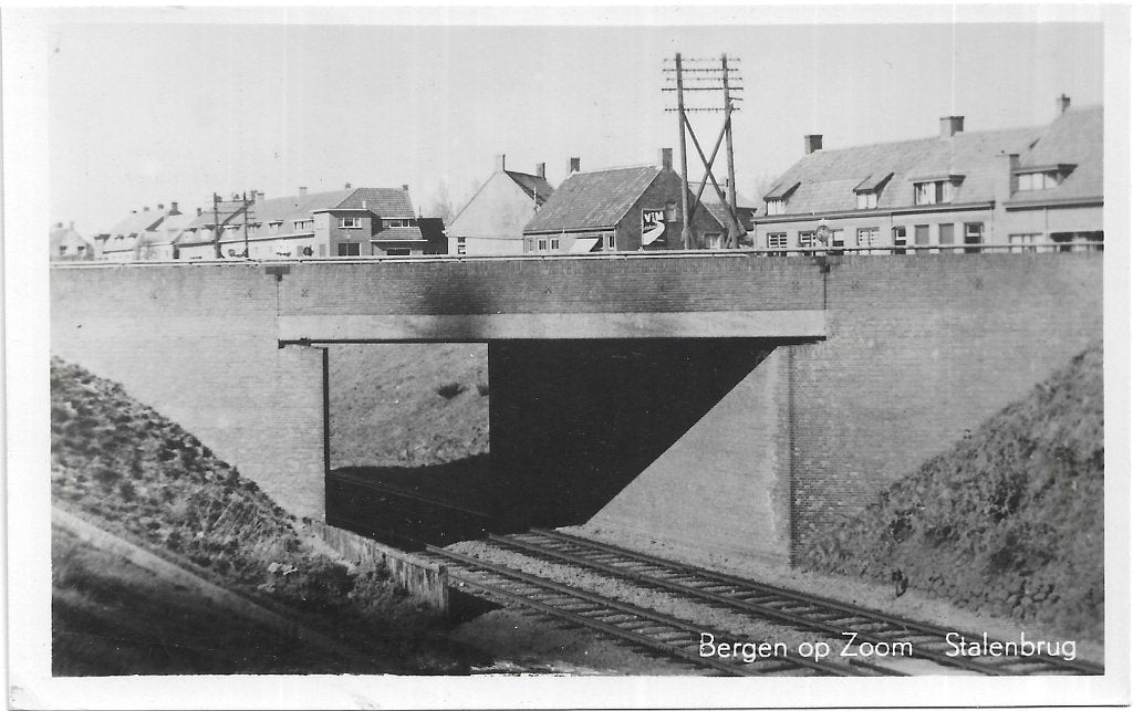 AK Bergen op Zoom - Stalenbrug, Verzenden, 1940 tot 1960, Ongelopen, Noord-Brabant