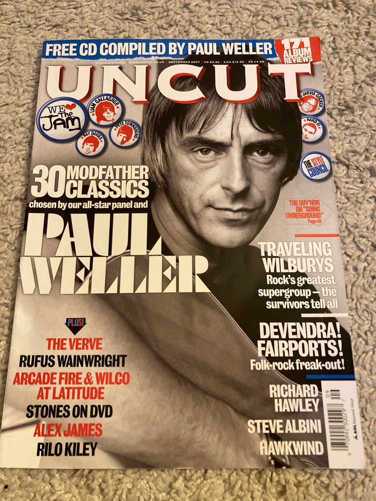 UNCUT Magazine JAM Craig Finn PAUL WELLER Rufus Wainwright, Boeken, Ophalen of Verzenden, Zo goed als nieuw, Muziek, Film of Tv
