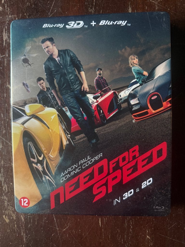 Need for Speed ( 3D Blu Ray met Blu Ray Box) in blikken Case, Engels, Nederlands, Film, Ophalen of Verzenden