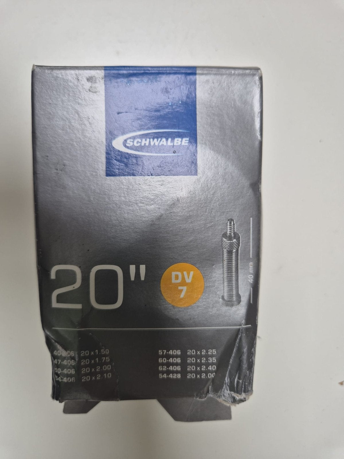 Schwalbe Binnenband 20 inch DV7, Band, Kinderfiets, Nieuw, Ophalen of Verzenden