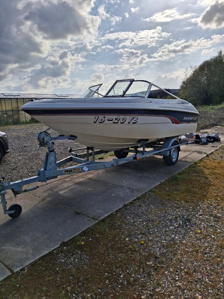 Starcraft 6 mtr, Ophalen, Overige merken, Gebruikt, Binnenboordmotor