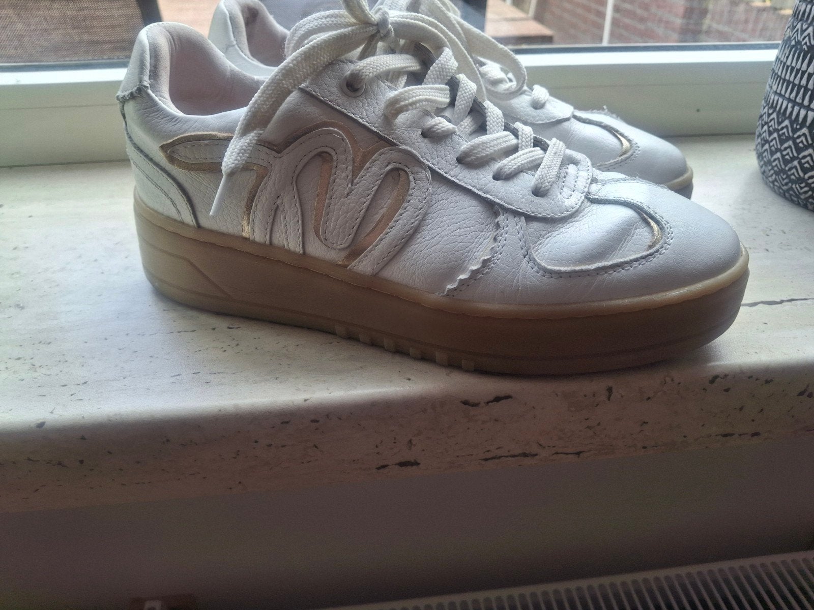 mooie schoenen van manfield, Wit, Ophalen of Verzenden, Sneakers of Gympen, Manfield