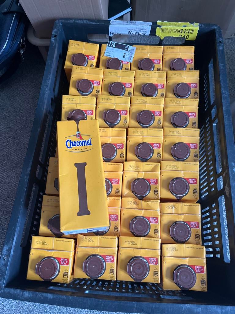 29 liter chocolademelk, Ophalen