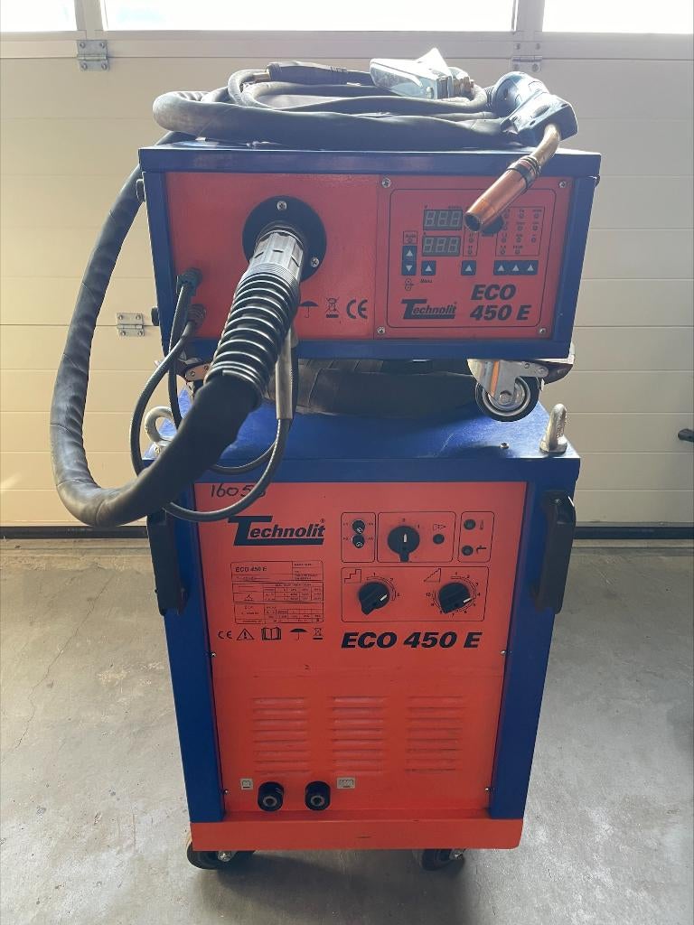 Mig lasapparaat technolit eco 450e, Ophalen, Gebruikt, 250 ampère of meer, Co2