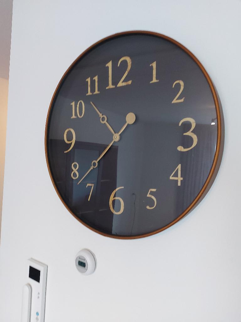 Wandklok, Ophalen, Zo goed als nieuw, Analoog, Wandklok