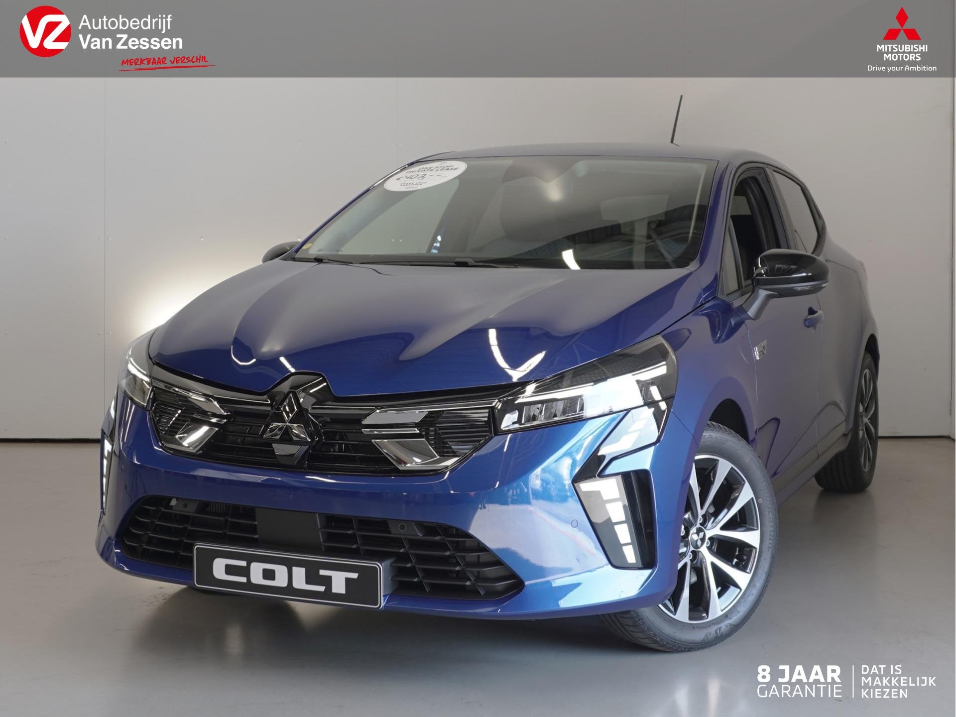 Mitsubishi Colt 1.6 HEV Intense | Super deal | 8 jaar garant, Stof, 4 cilinders, Blauw, Colt
