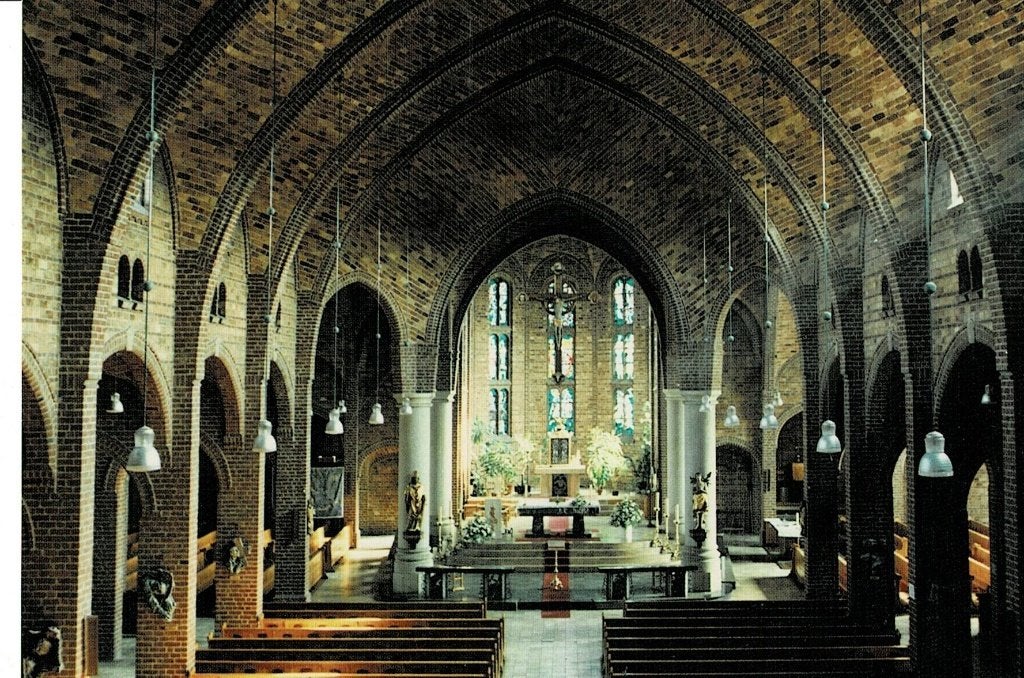 Sevenum, interieur Kerk, Ophalen of Verzenden, Ongelopen, Limburg