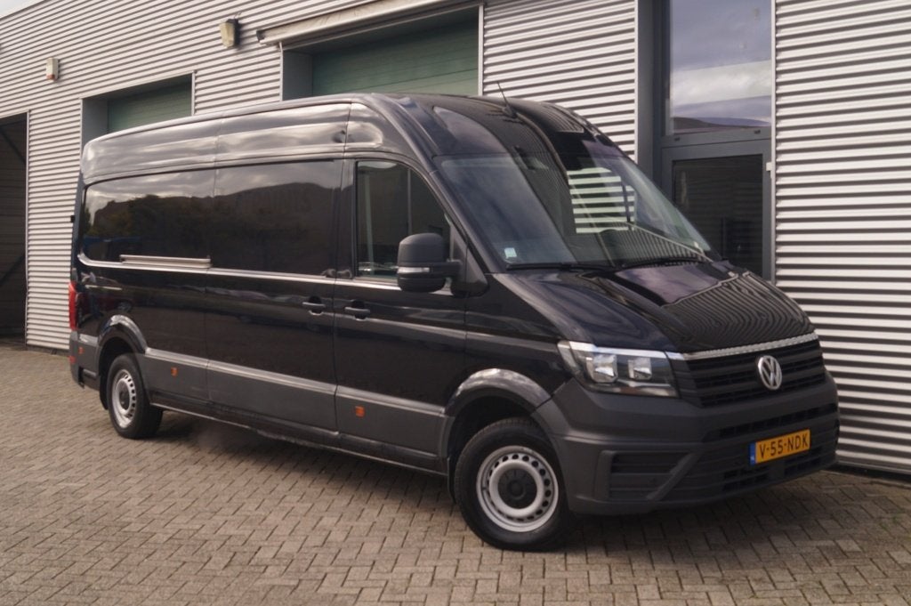 Volkswagen Crafter 35 2.0 TDI 140pk L4-H3 -NAVI-AIRCO-PDC-, Auto's, Bestelauto's, Stof, Gebruikt, Euro 6, 4 cilinders