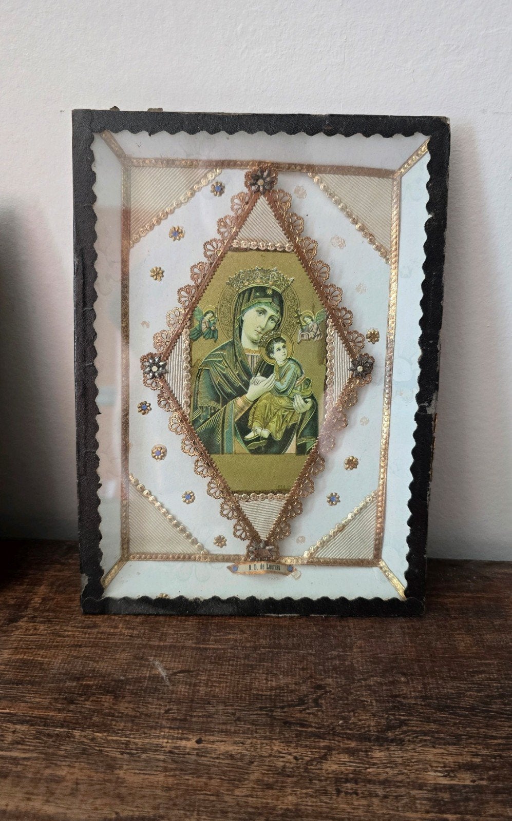 Oud maria met kind altaartje, Ophalen of Verzenden