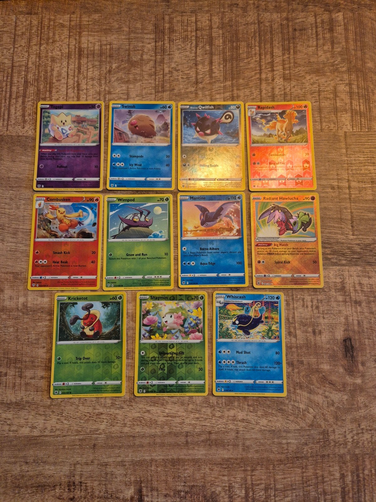 Pokémon Kaarten Collectie - Astrial radiance, Ophalen of Verzenden, Gebruikt, Meerdere kaarten