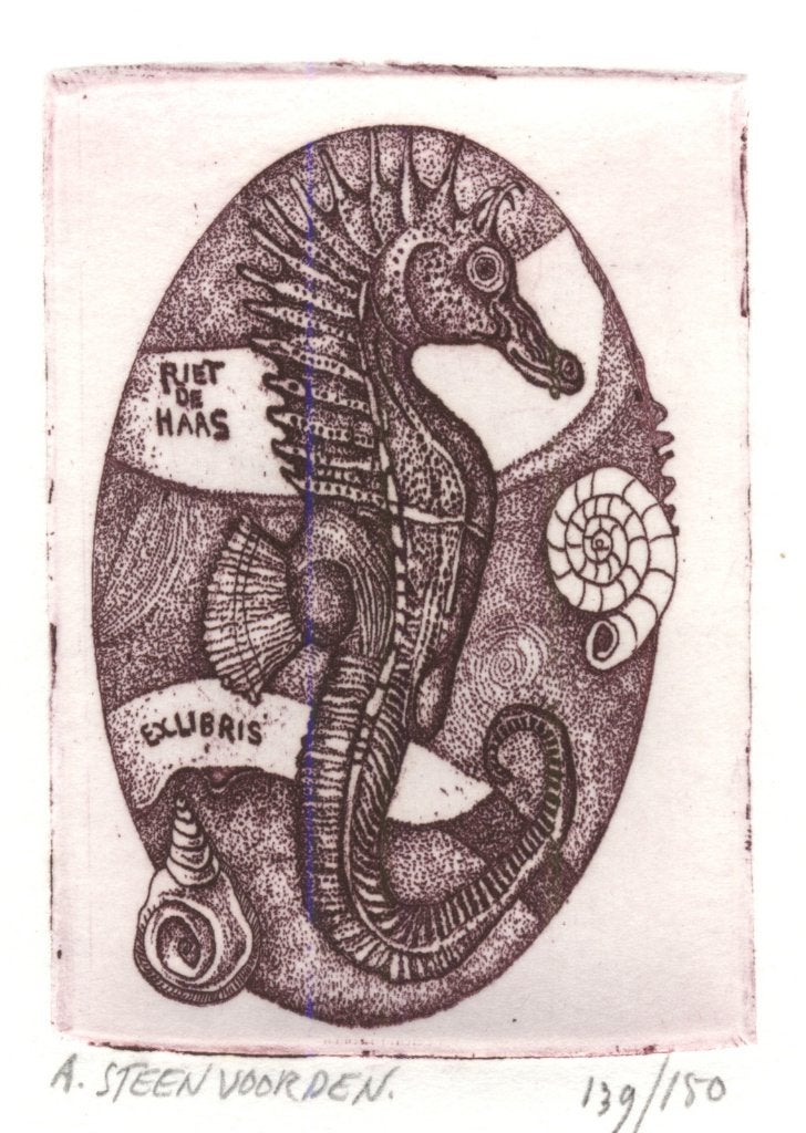 0301 Ex Libris Nederland : Ab Steenvoorden, z.j., Verzenden, Ex libris
