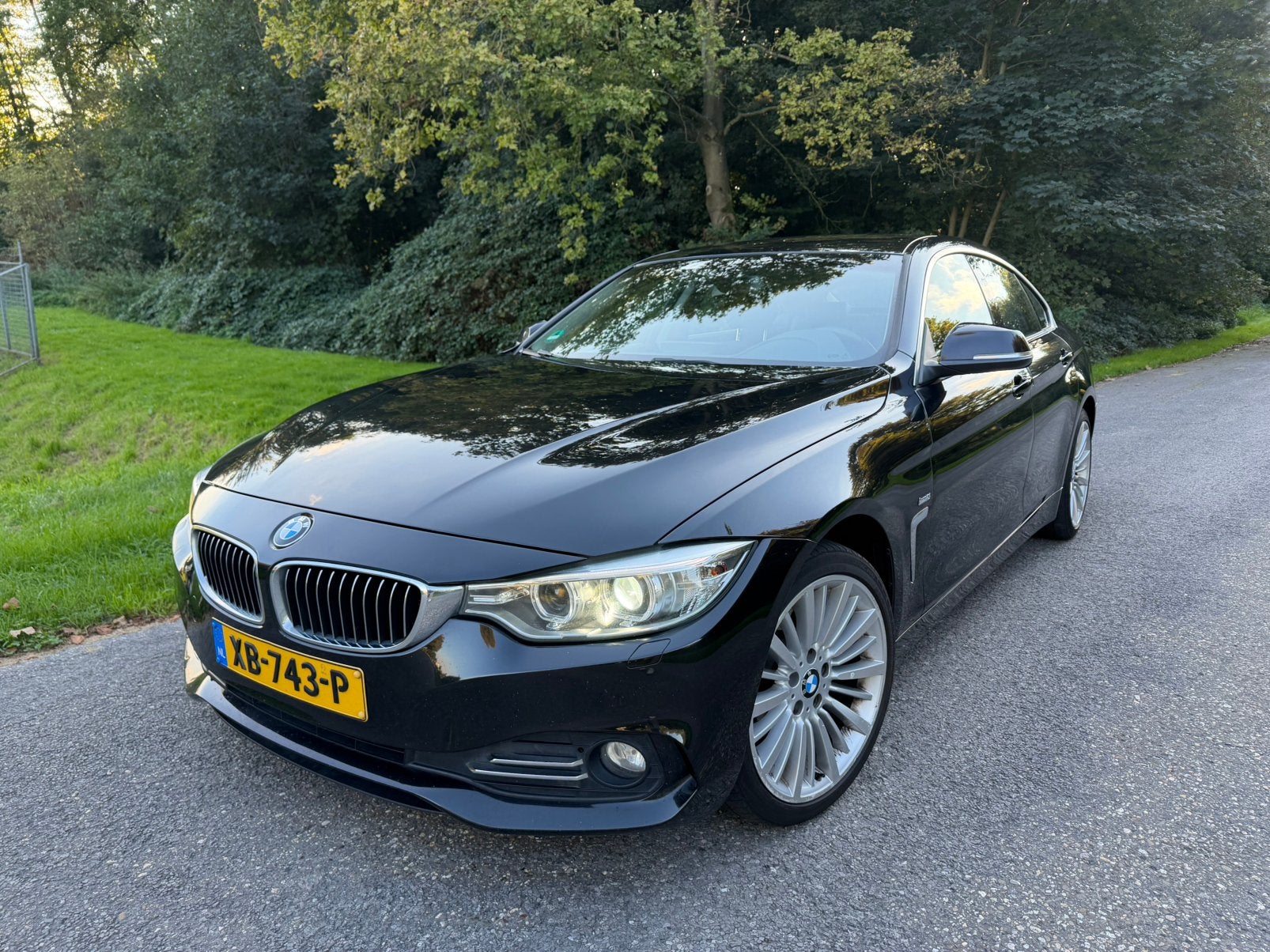 BMW 4-Serie 2.0 418D Gran Coupe AUT 2015 Zwart, Automaat, 745 kg, Achterwielaandrijving, 1995 cc