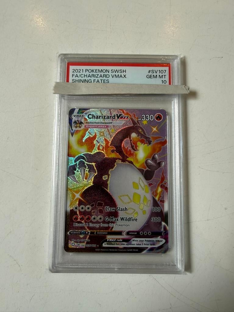 Charizard VMAX PSA 10 shining fates, Ophalen of Verzenden, Zo goed als nieuw
