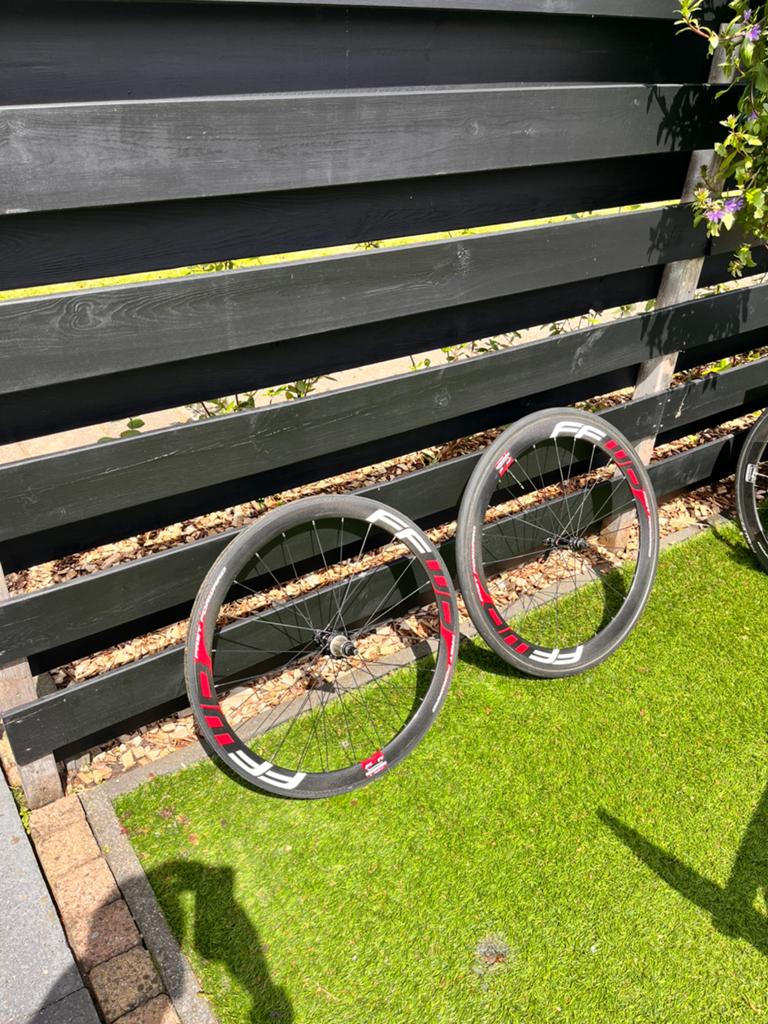 FFWD Wielset 50MM Carbon, gelijmde tubes, velgrem, Gebruikt, Band, Ophalen of Verzenden, Racefiets