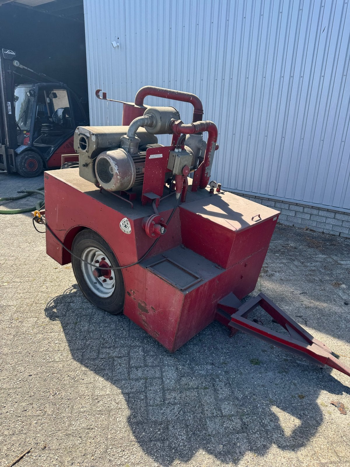 Busch Vacuum pomp op aanhanger - Mobiele vacuümpomp, Ophalen of Verzenden