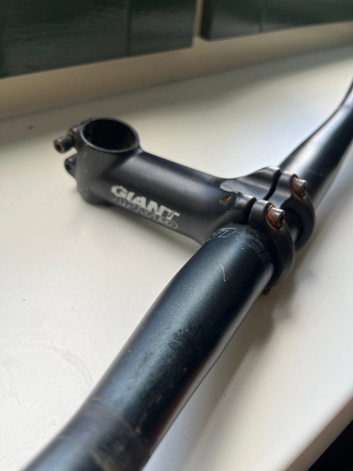 Giant Fiets Stuur - Gebruikt, Fietsen en Brommers, Fietsonderdelen, Gebruikt, Stuur, Aluminium, Stadsfiets, Ophalen of Verzenden