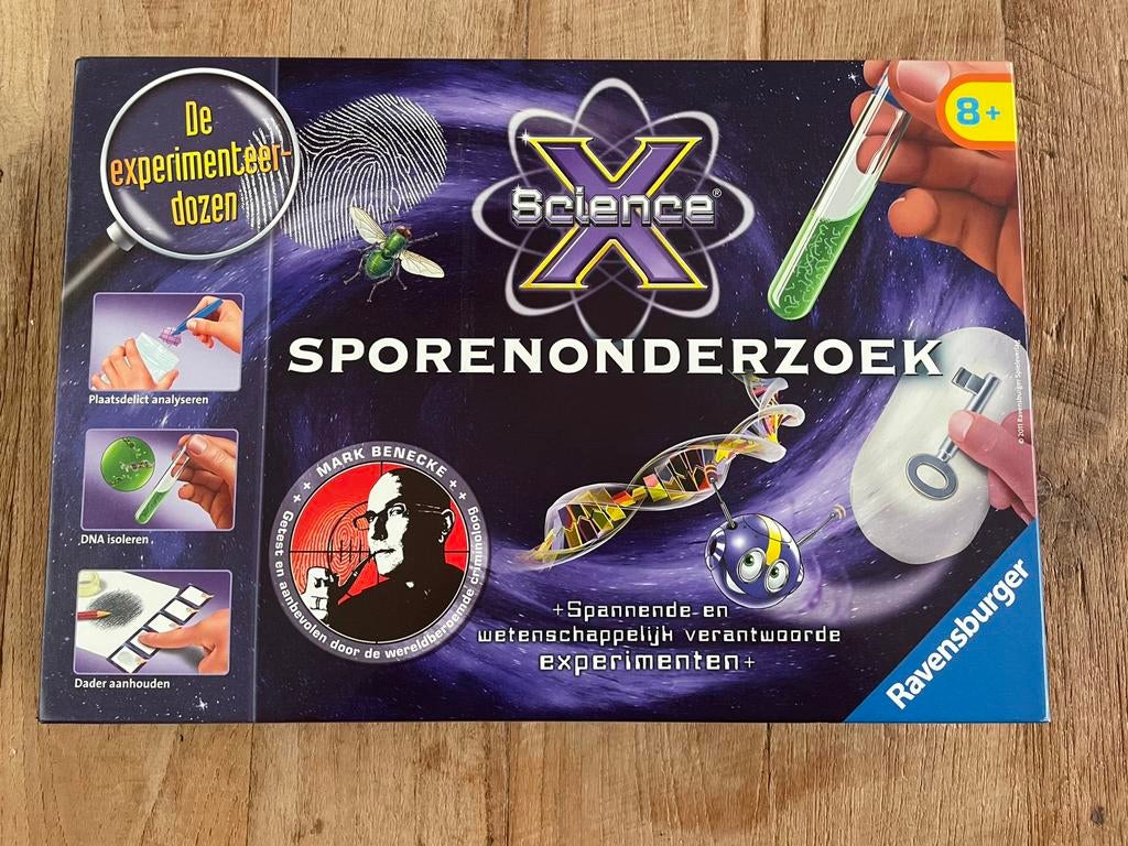 Experimenteerdoos Sporenonderzoek X Science, Ophalen, Zo goed als nieuw