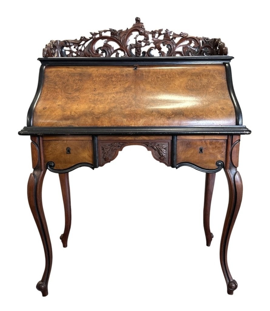 25. Wortelnoten secretaire, Willem III - Nederland, ca. 1870, Ophalen