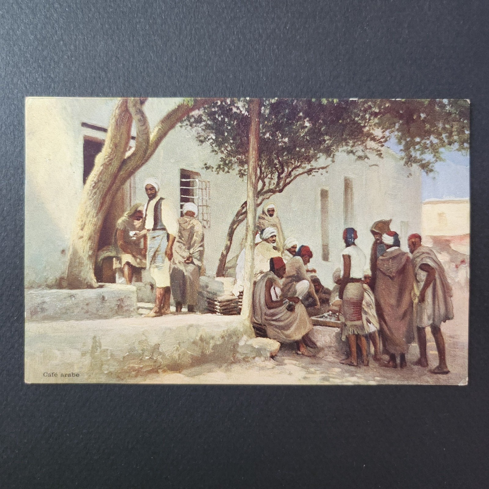 <1910 Ansichtkaart 'Café arabe' - Noord-Afrika, Ophalen of Verzenden, Voor 1920, Ongelopen, Buiten Europa