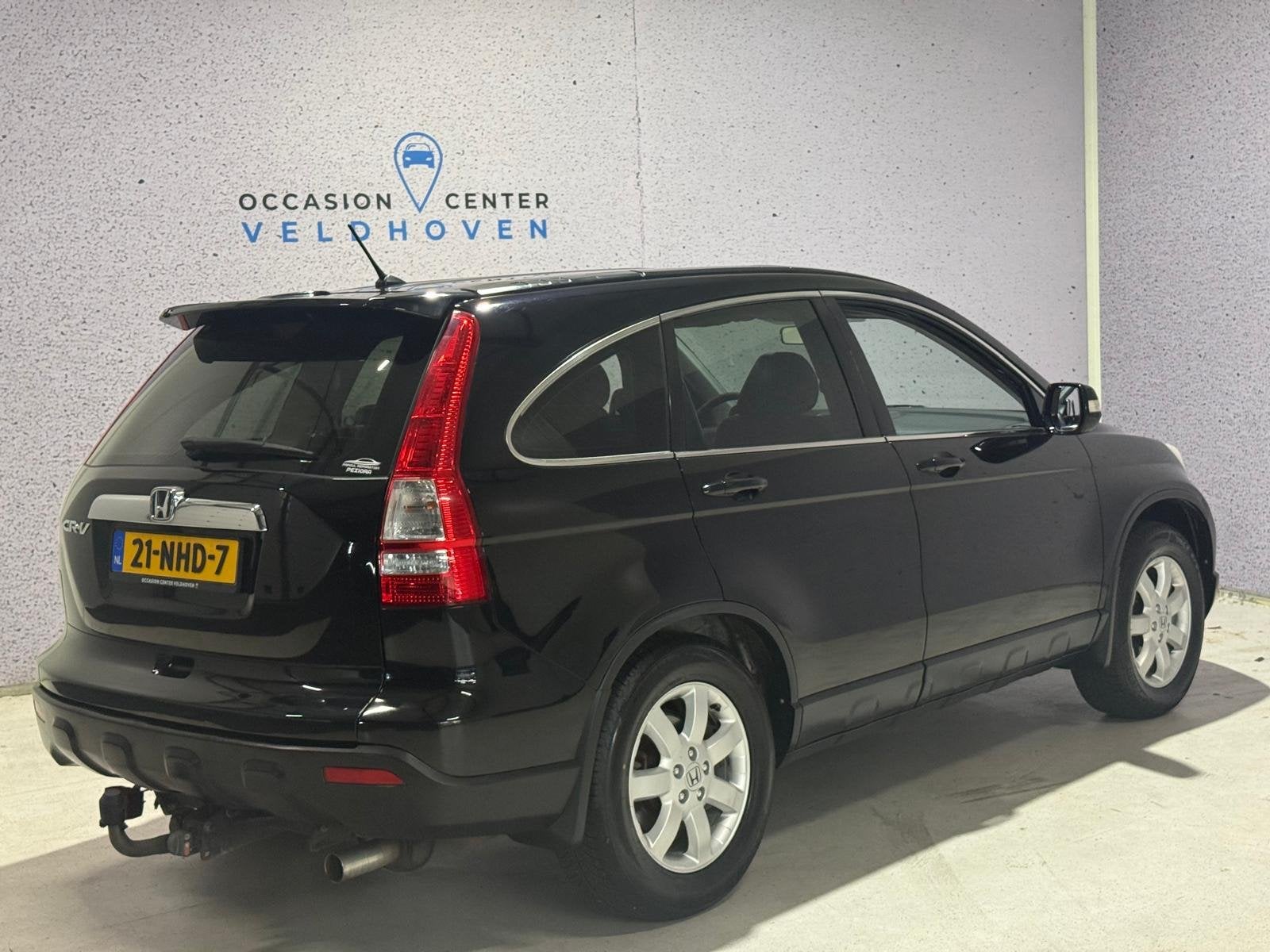 Honda CR-V 2.0i Executive // TREKHAAK // LEDER (bj 2008), Automaat, 1998 cc, Gebruikt, Zwart