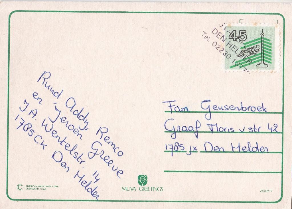 Stadspost Den Helder – Den Helder 02230 – stadsposten, Verzenden, Overige typen