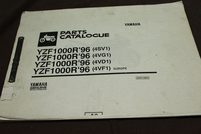 Yamaha YZF1000R 1996 motorcycle parts catalogue YZF 1000R, Ophalen of Verzenden, Yamaha