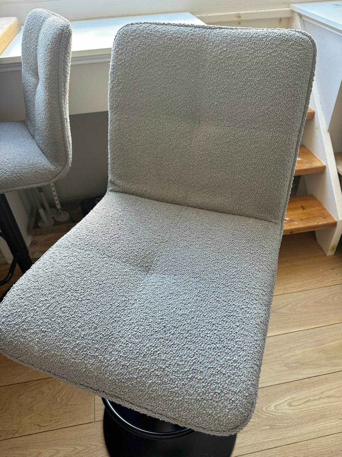 Moderne barkrukken - set van 4, Huis en Inrichting, Ophalen, In hoogte verstelbaar, Zo goed als nieuw, 90 cm of meer